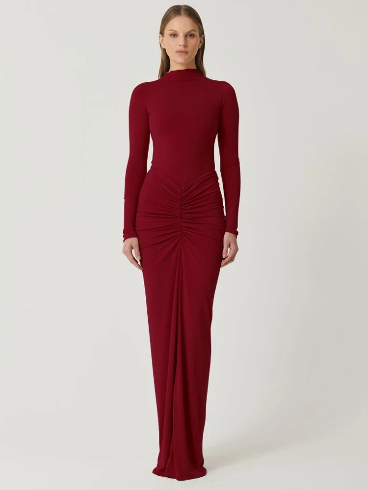 Robe Longue Plissée Élégante pour Femme - Été 2024
