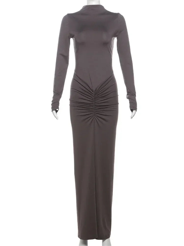 Robe Longue Plissée Élégante pour Femme - Été 2024